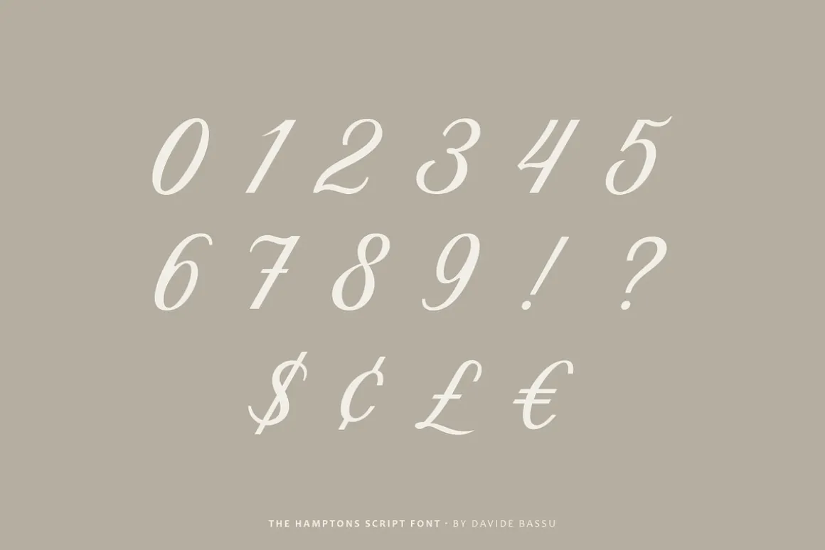 The Hamptons Script font