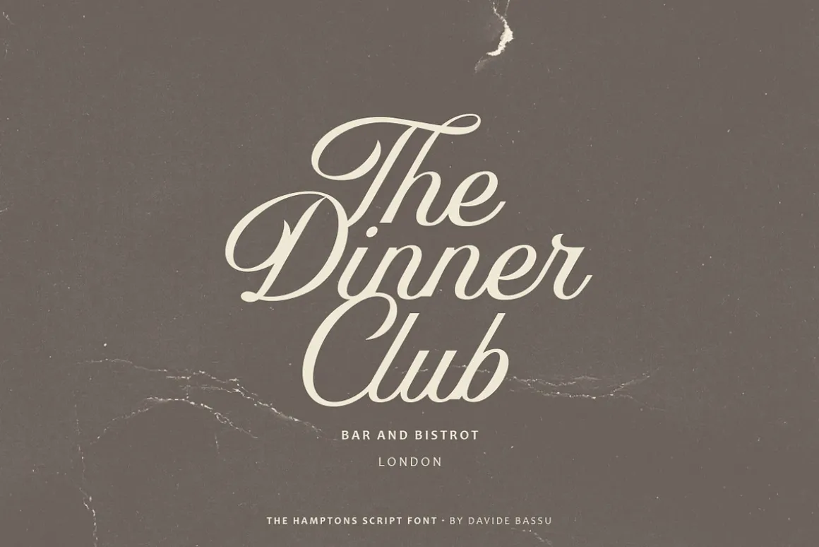 The Hamptons Script font