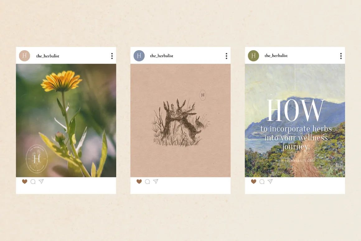 The Herbalist Template Bundle