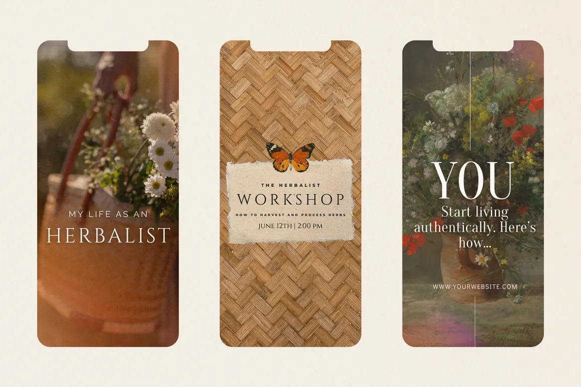 The Herbalist Template Bundle