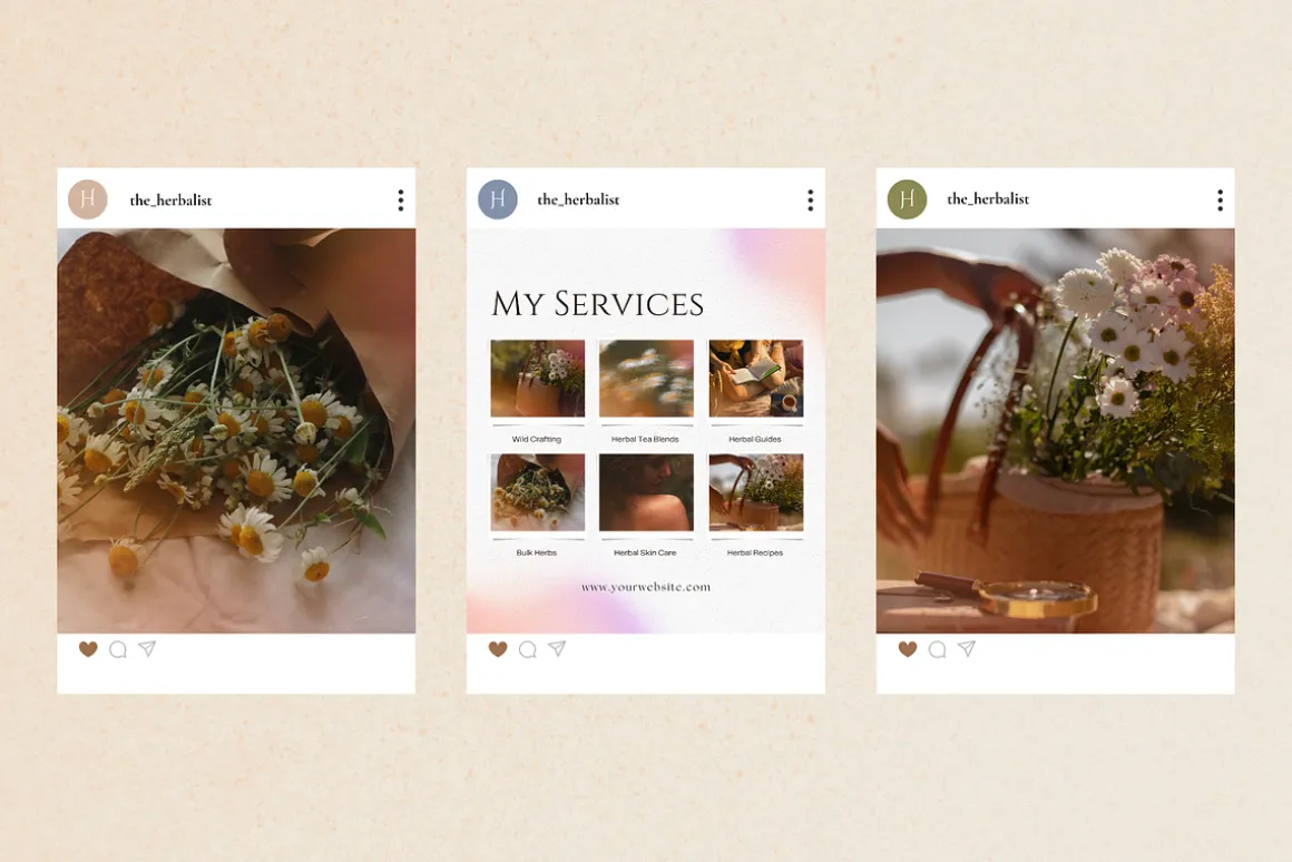 The Herbalist Template Bundle