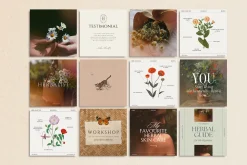 The Herbalist Template Bundle