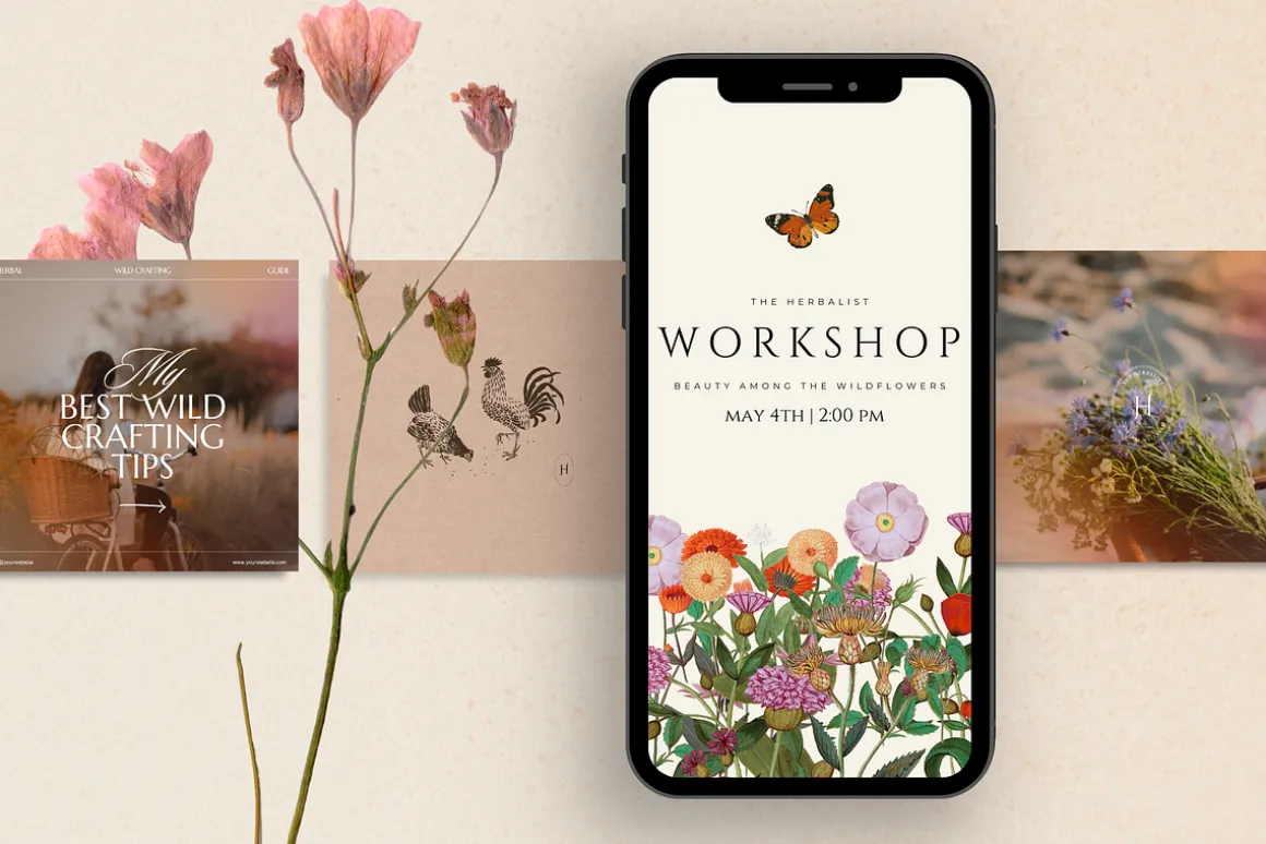 The Herbalist Template Bundle