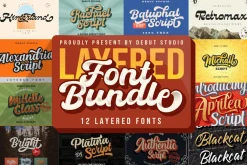 THE LAYERED FONT BUNDLE