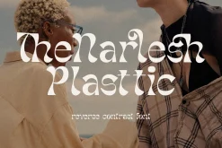 The Narlesh Plasttic Contras Font