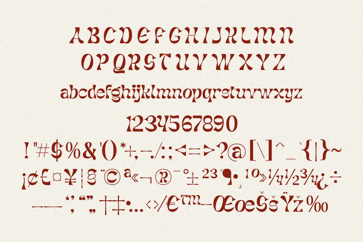 The Narlesh Plasttic Contras Font