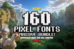 The Pixel Font Bundle (160 Fonts!)
