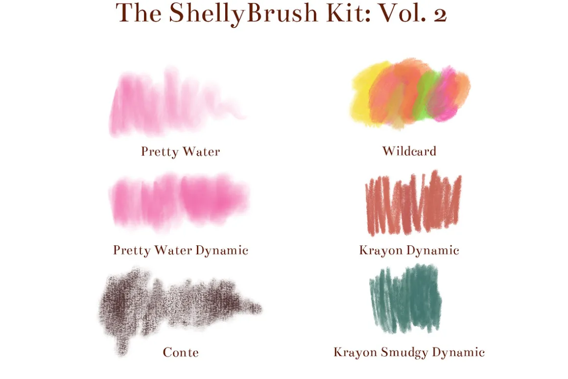 The ShellyBrush Kit Bundle Vol 1+2