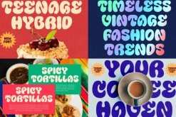 The Suprising Retro Font Bundle