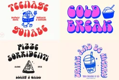 The Suprising Retro Font Bundle