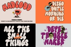The Suprising Retro Font Bundle