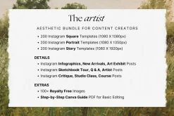 The Artist Social Media Bundle