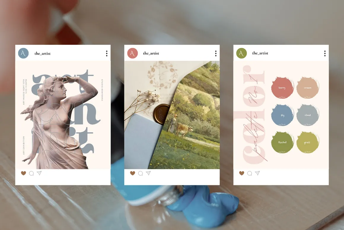 The Artist Social Media Bundle