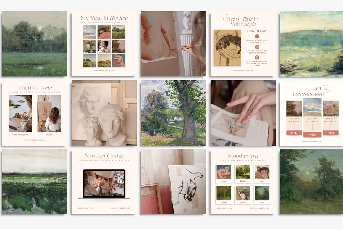 The Artist Social Media Bundle