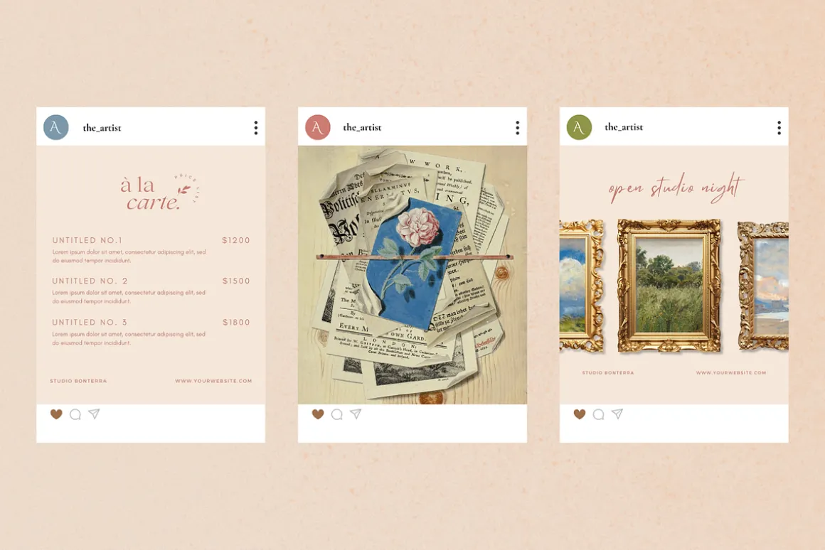 The Artist Social Media Bundle