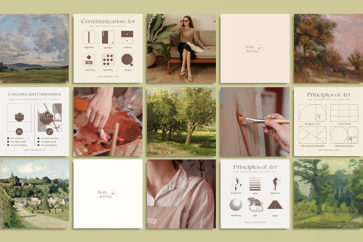 The Artist Social Media Bundle