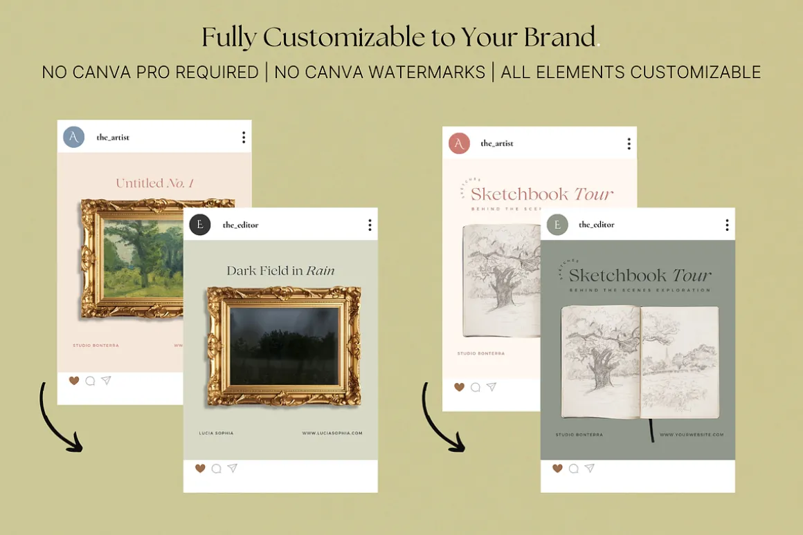 The Artist Social Media Bundle