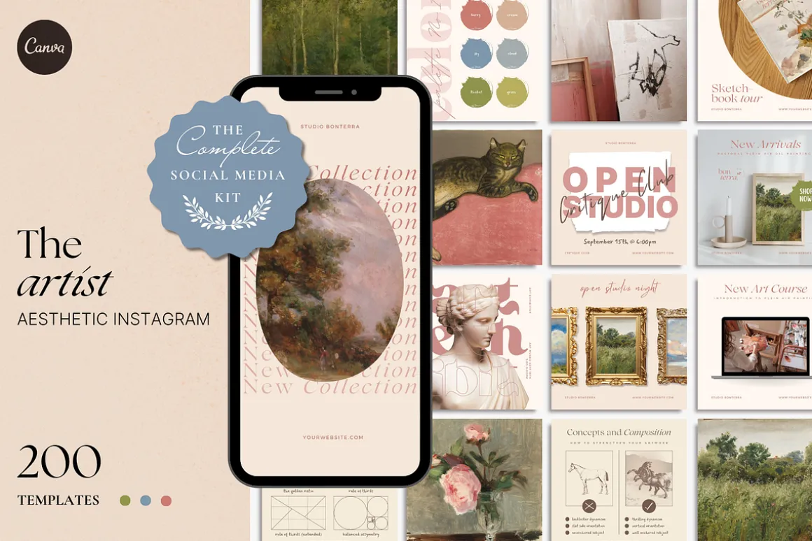 The Artist Social Media Bundle