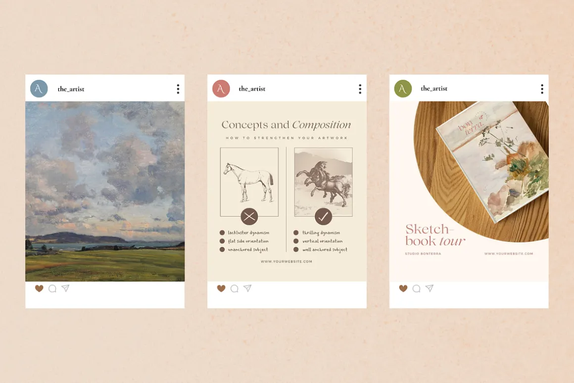 The Artist Social Media Bundle
