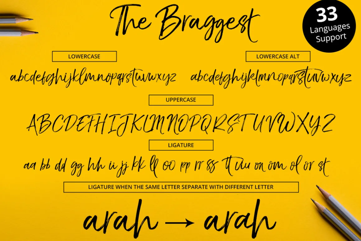 The Braggest (+Webfont)