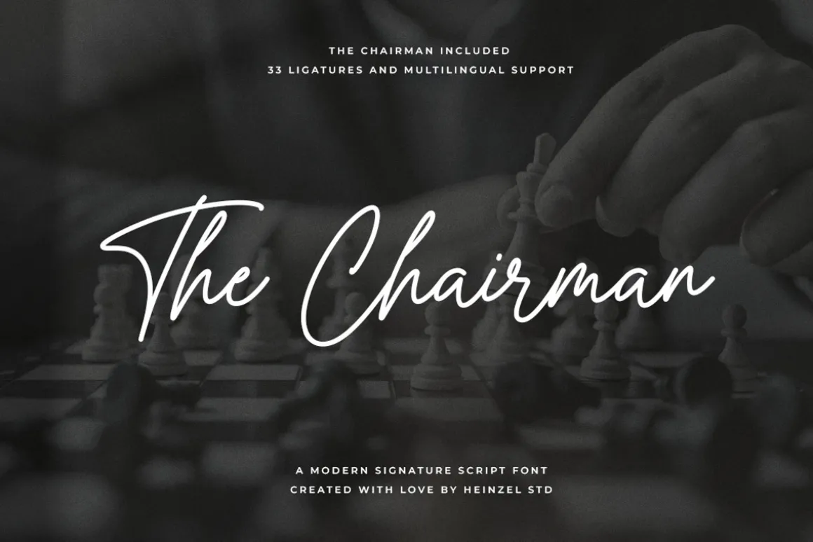 The Chairman Modern Signature Font