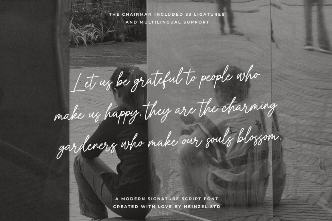 The Chairman Modern Signature Font