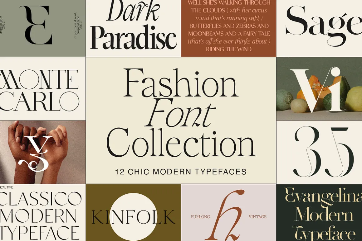 The Fashion Font Collection