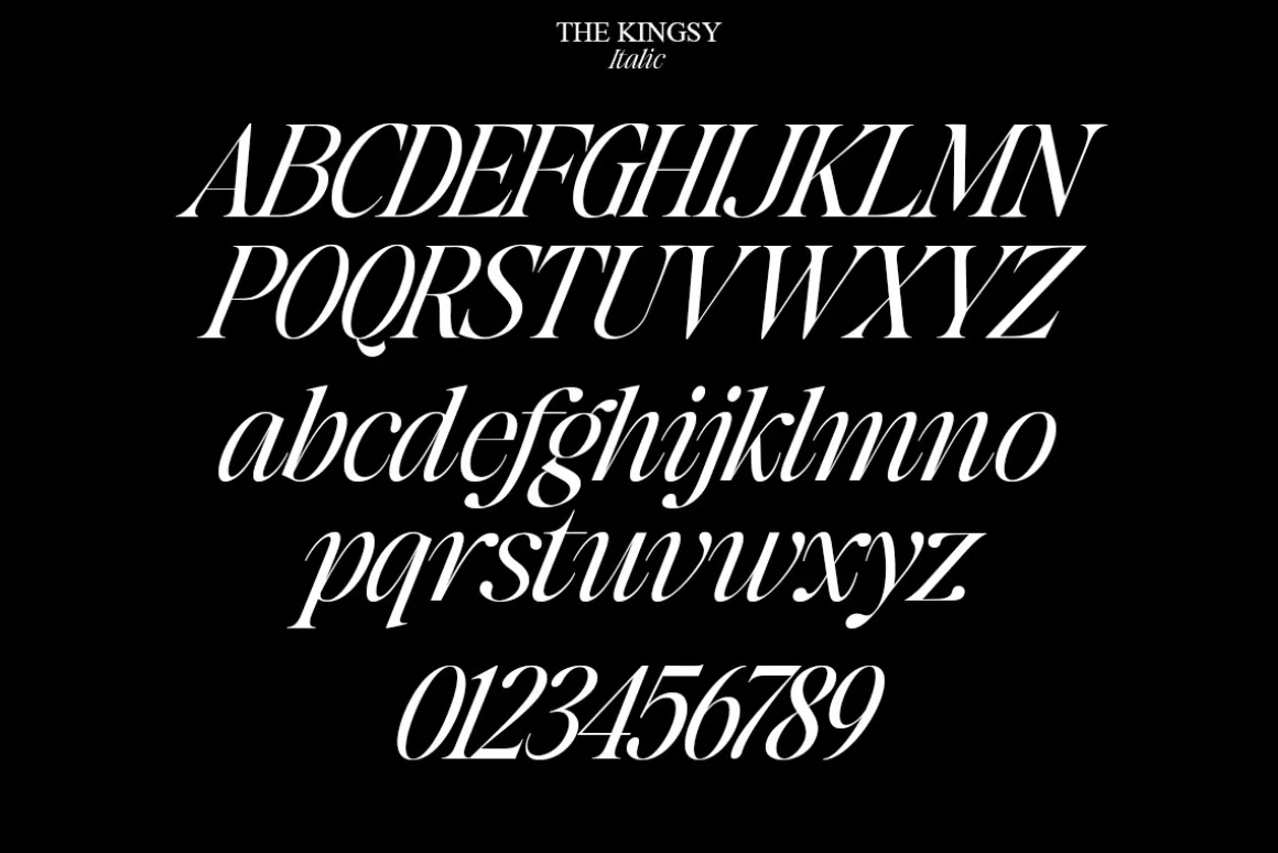 The Kingsy Serif (09 fonts)