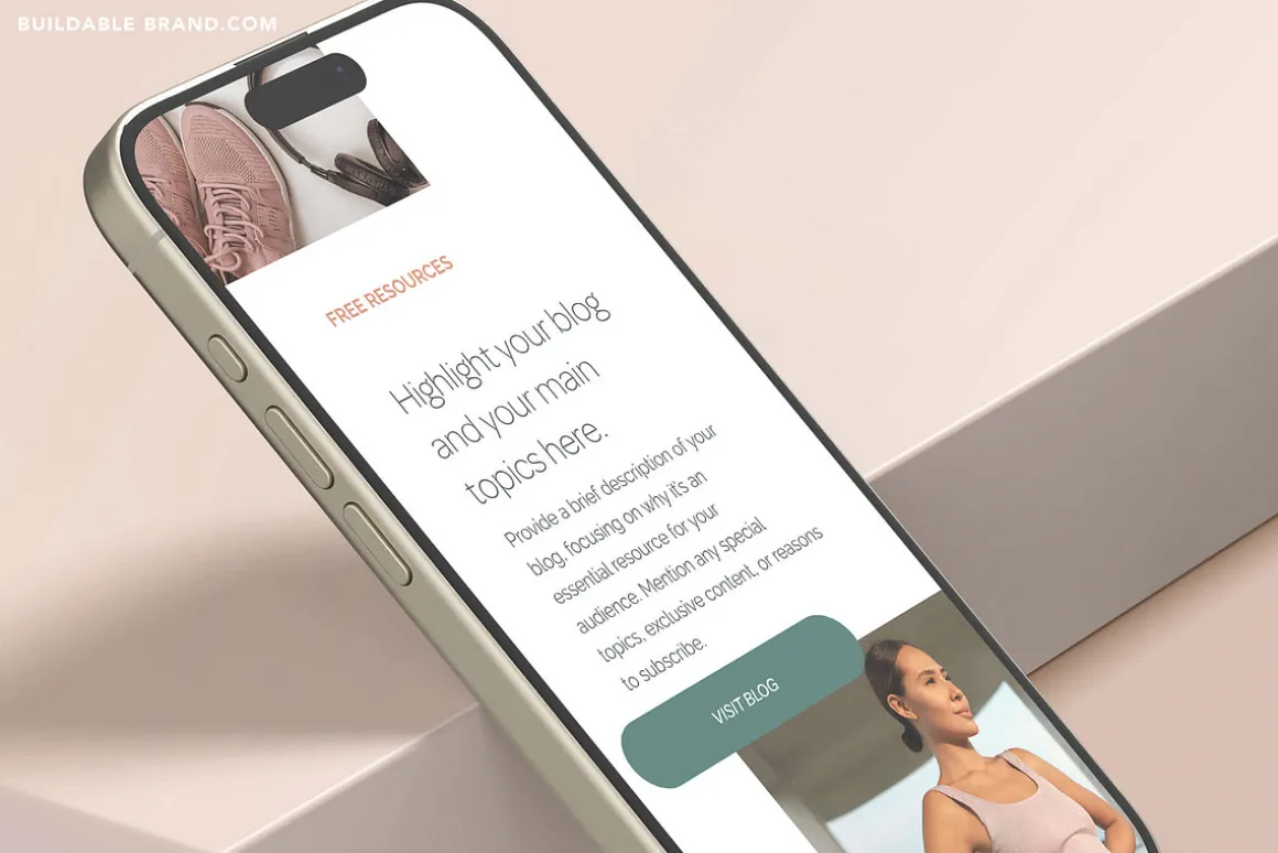 The Lifestyle – Squarespace Website