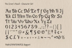 The Lover’s Hand - Medieval font