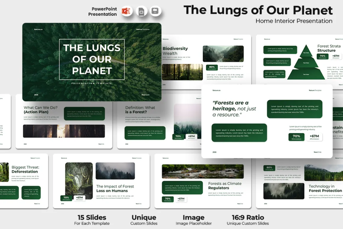 The Lungs of Our Planet - PowerPoint