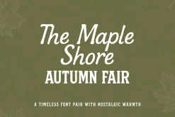 The Maple Shore – Font Duo