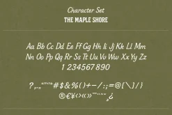 The Maple Shore – Font Duo