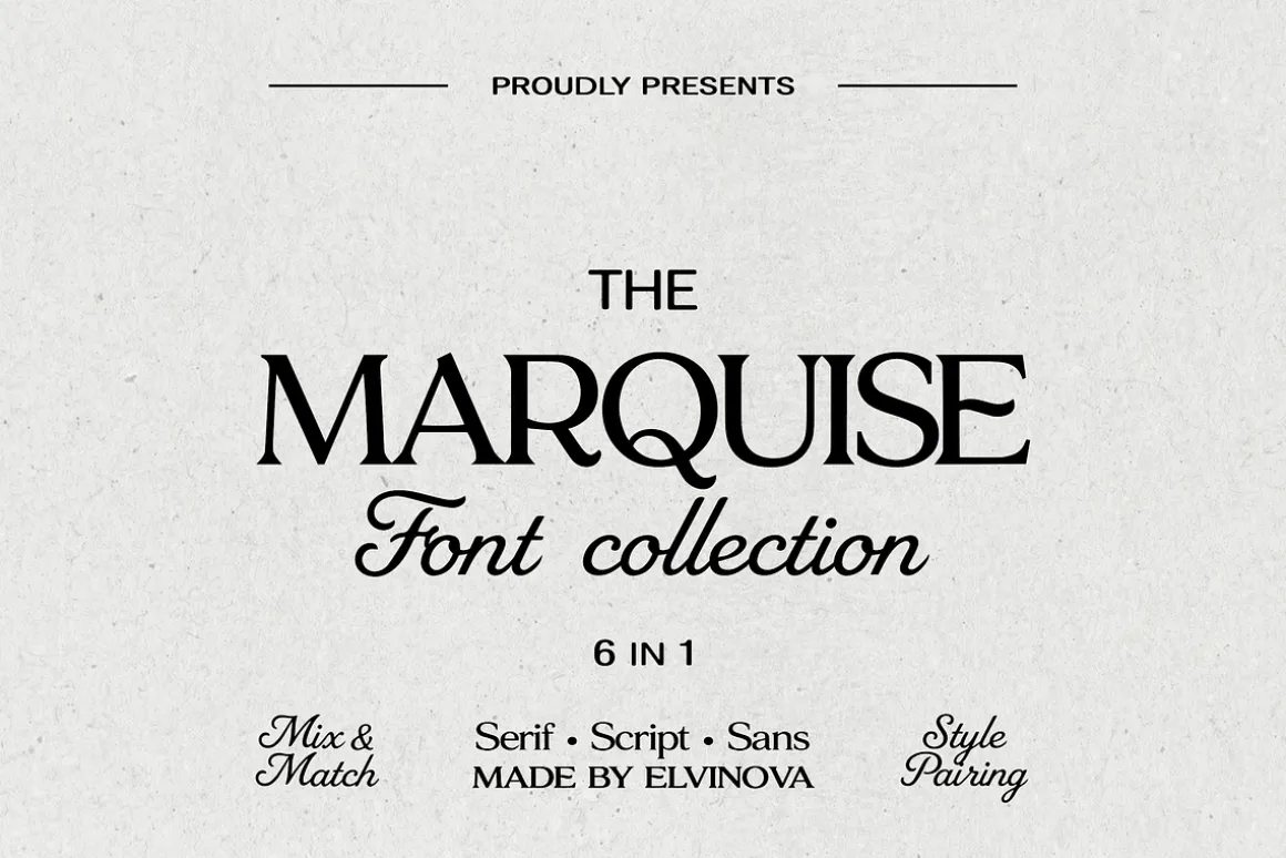 The Marquise Font Collection