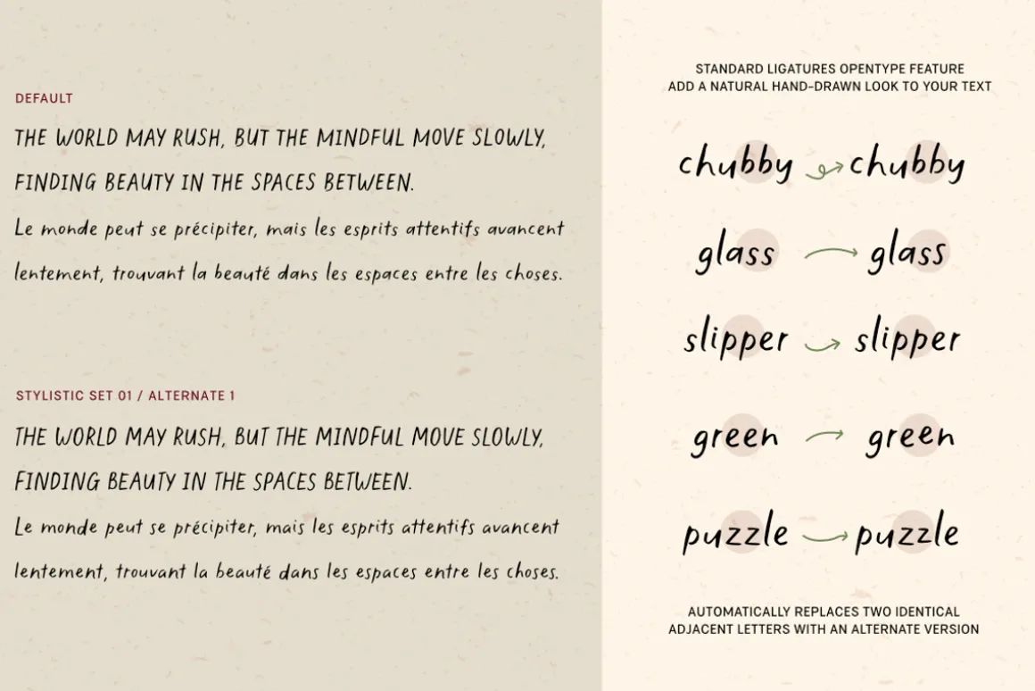 The Minimalist | Handwritten Font
