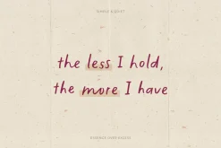 The Minimalist | Handwritten Font