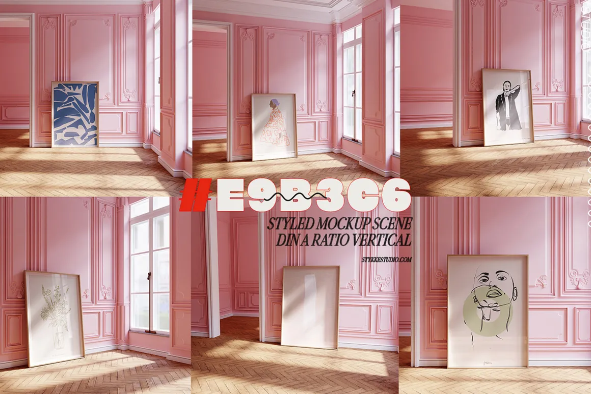 THE MOCKUP FRAME 〰 Pink Room