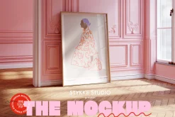 THE MOCKUP FRAME 〰 Pink Room