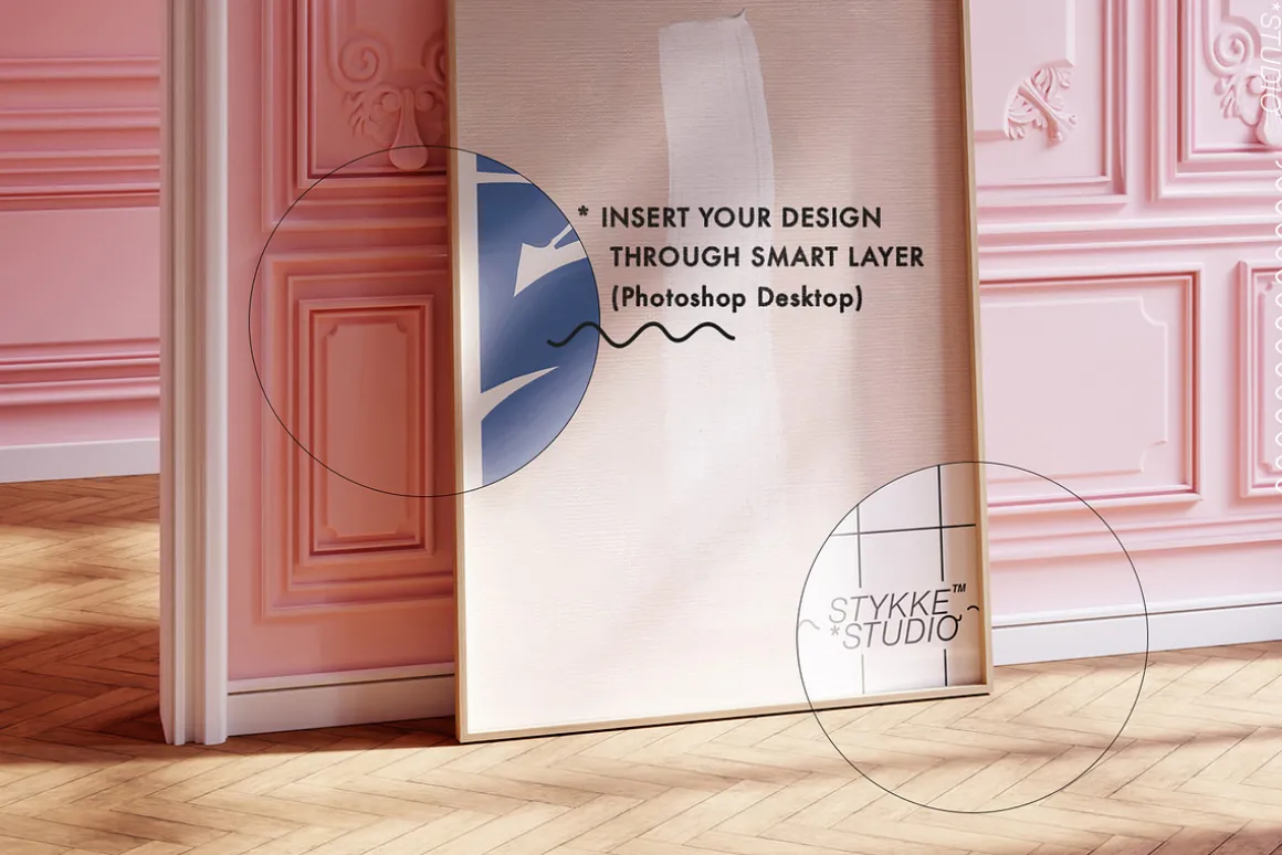 THE MOCKUP FRAME 〰 Pink Room