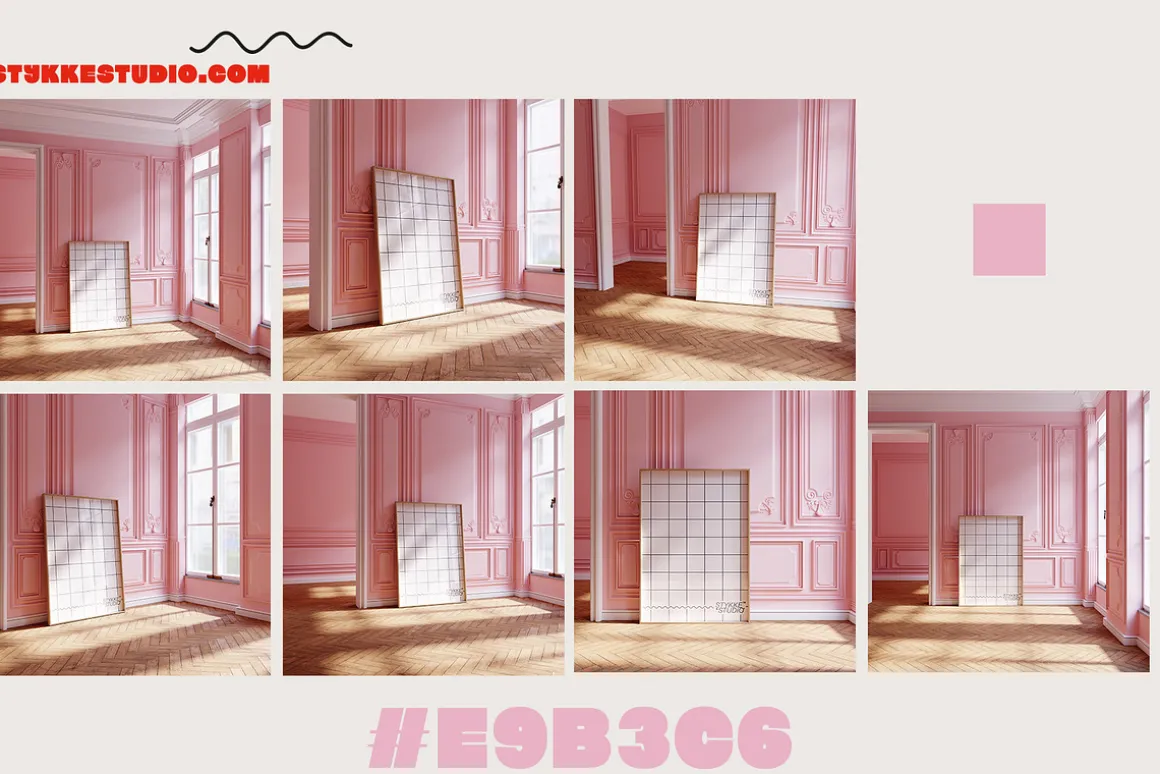 THE MOCKUP FRAME 〰 Pink Room