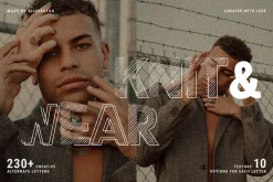 THENA - Layered Display Font