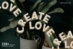 THENA - Layered Display Font