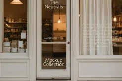 The Neutrals 08 : Storefront Mockup