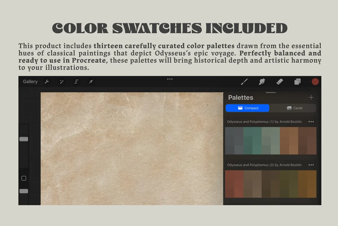 The Odyssey Procreate Kit