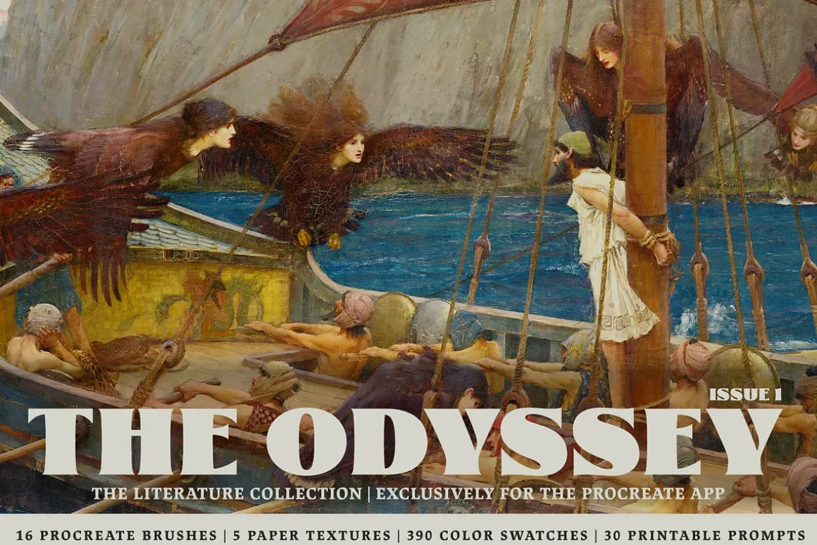 The Odyssey Procreate Kit