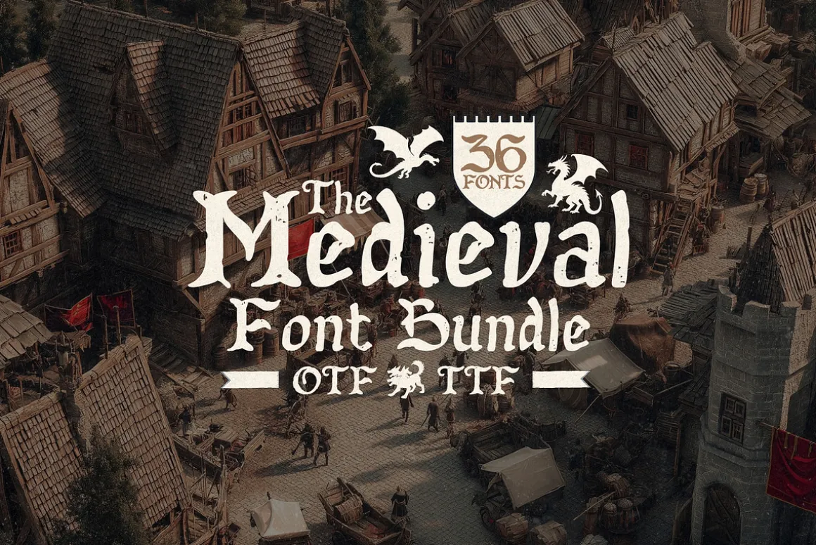 The Old English Font Bundle