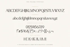 The Paloma - Modern Serif Font