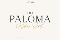 The Paloma - Modern Serif Font