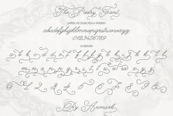 The Poetry Elegant Swash Script Font