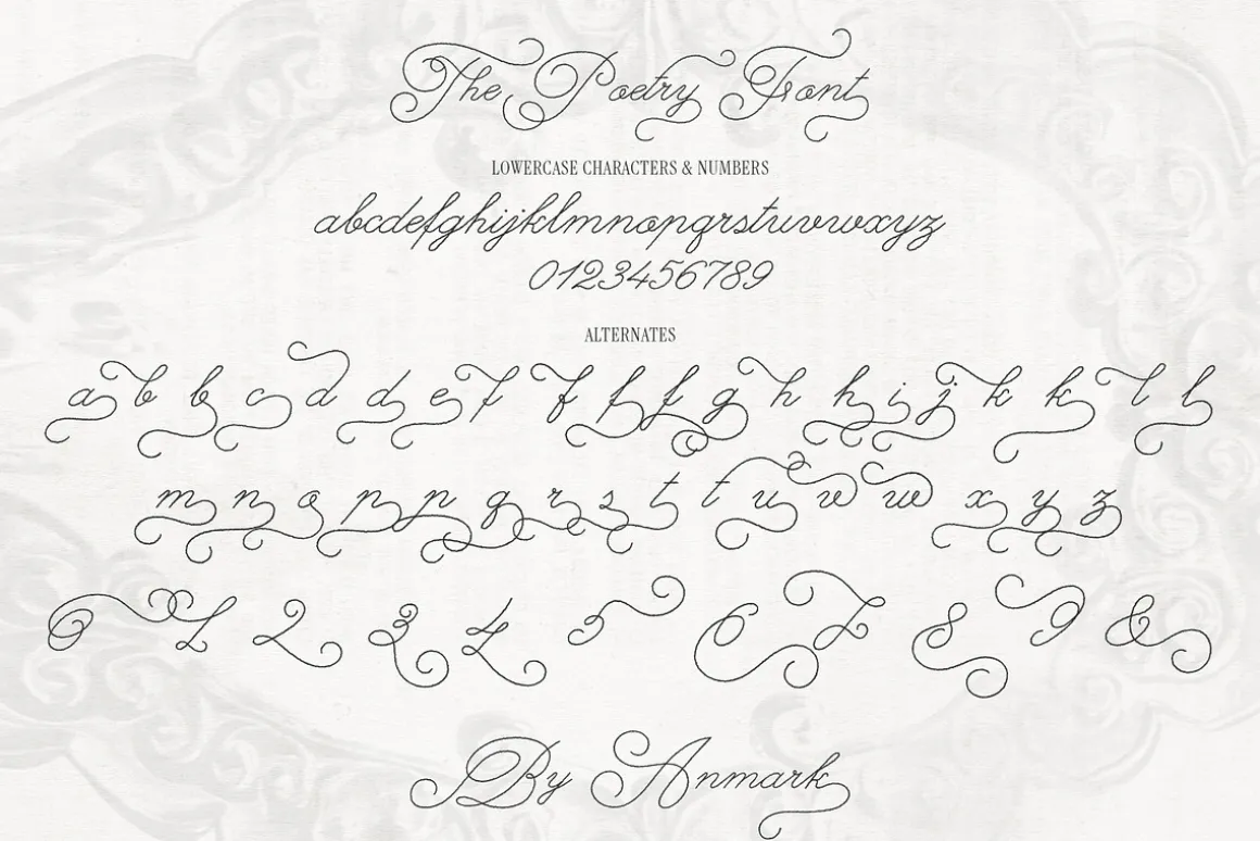 The Poetry Elegant Swash Script Font